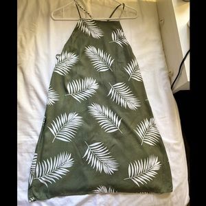 Forever 21 Palm Leaf Print dress (XL)